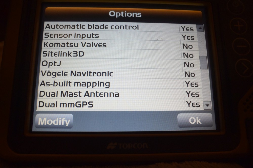 Topcon SmartGrade Control Panel Model GX-55 MANY OPTIONS #233