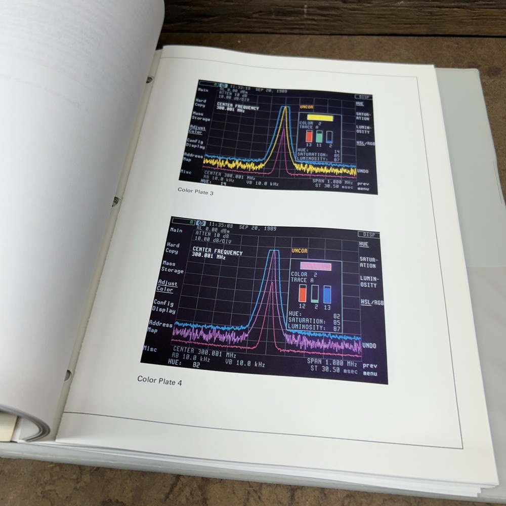 HP 70004A Display Operation Manual