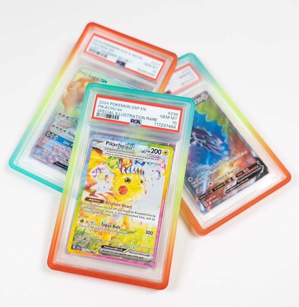 GRADEDGUARD PSA Graded CASE GUARD Protector IRIS Limited Edition RAINBOW Pikachu