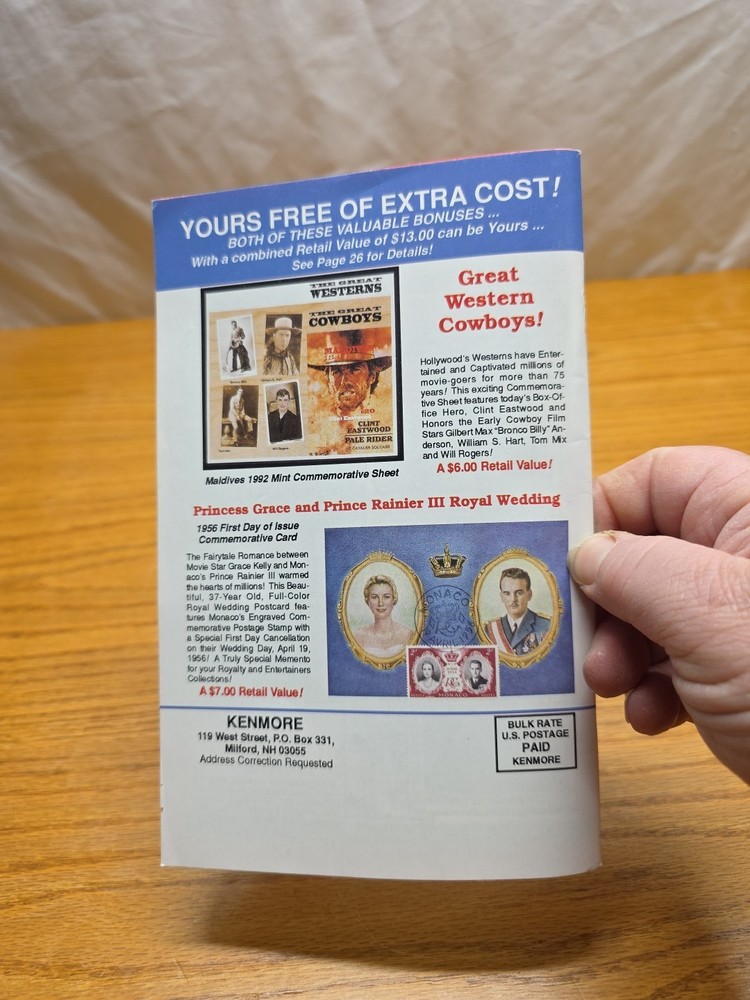 KENMORE Postage Stamp CATALOG 1993 Edition 51pg Magazine #16