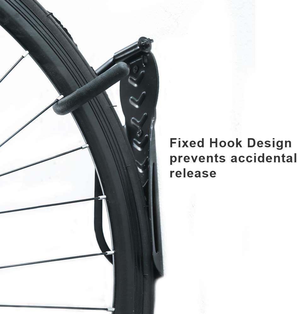 Wallmaster Bike Rack Garage Wall Mount Bicycles 2-Pack Storage System Vertical B