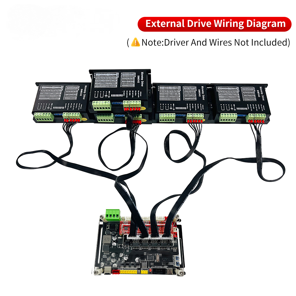 32bit GRBL 4-Axis Stepper Motor Driver Controller Board For CNC Laser Engraver
