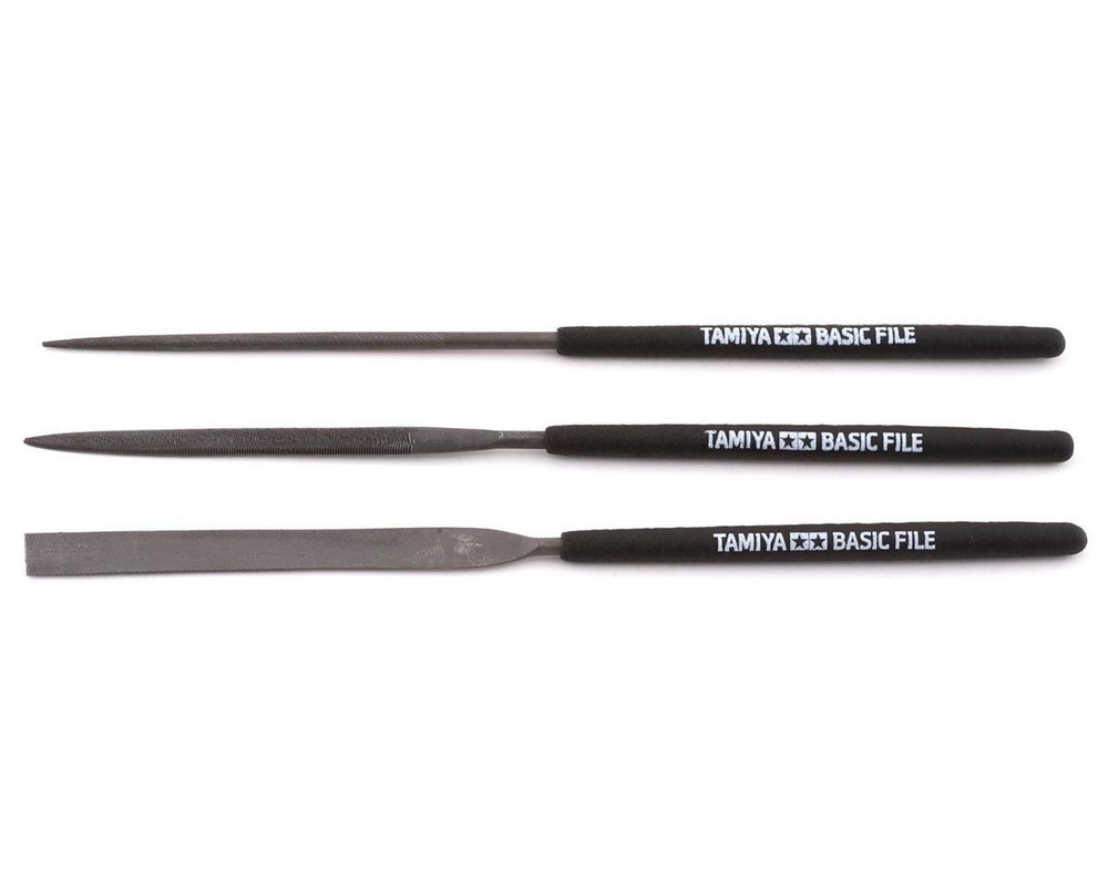 Tamiya Basic Smooth Double-Cut File Set [TAM74104]
