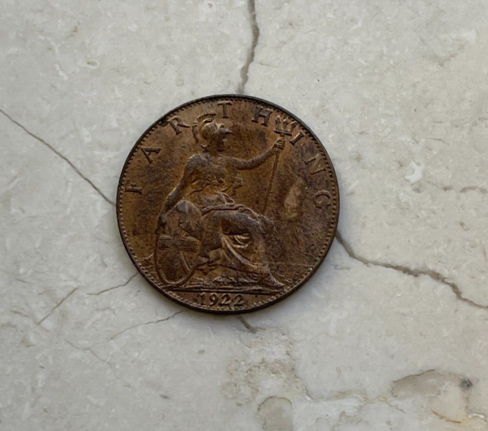 1922 Great Britain Farthing  bg