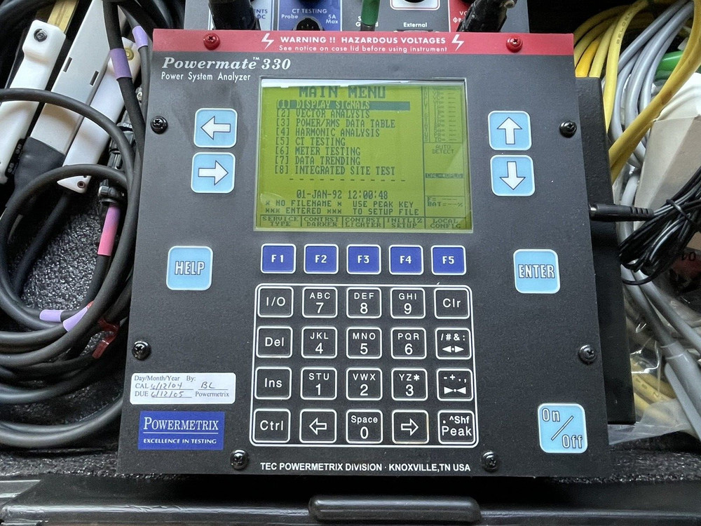 PowerMetrix PowerMate 330 Power System Analyzer - F