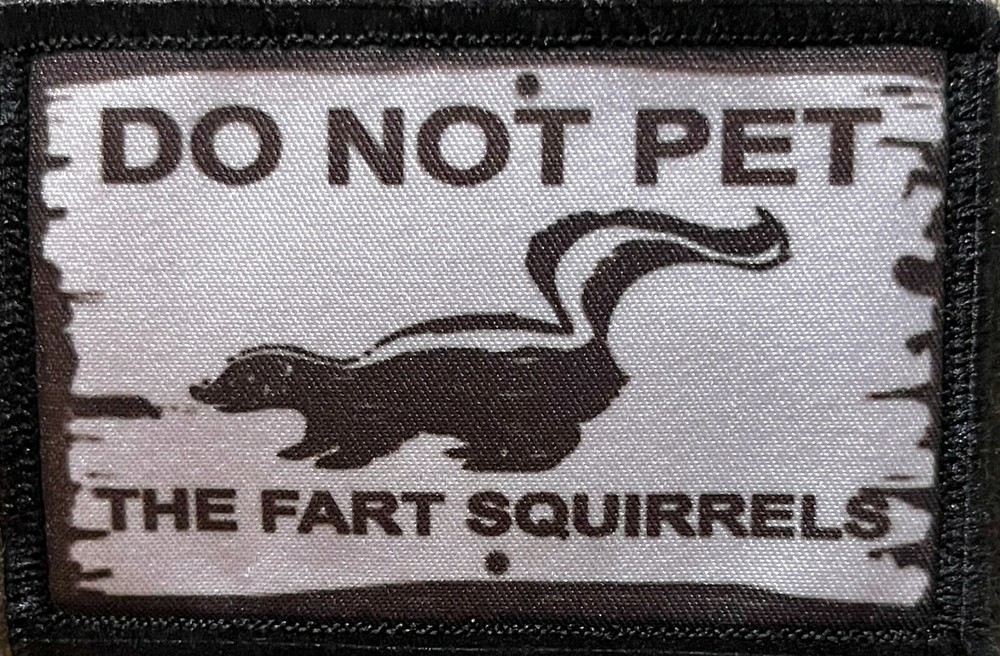 Secret Squirrel Morale Patch for Militay Airsoft Gear