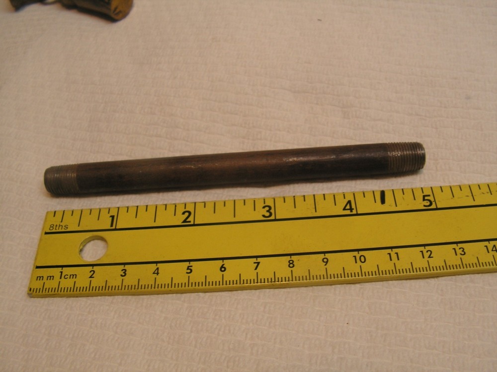 Vintage Part for Chandlier or Ceiling Light SOLID BRASS 2 3/4" FINAL With Nipple