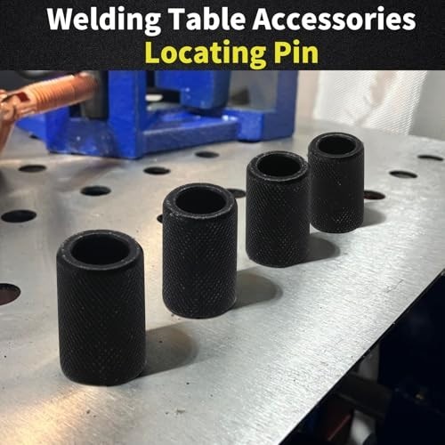 12 Pcs 5/8" x 2" Welding Table Locating Pins & Quick Setup Clamps - Stackable Ac