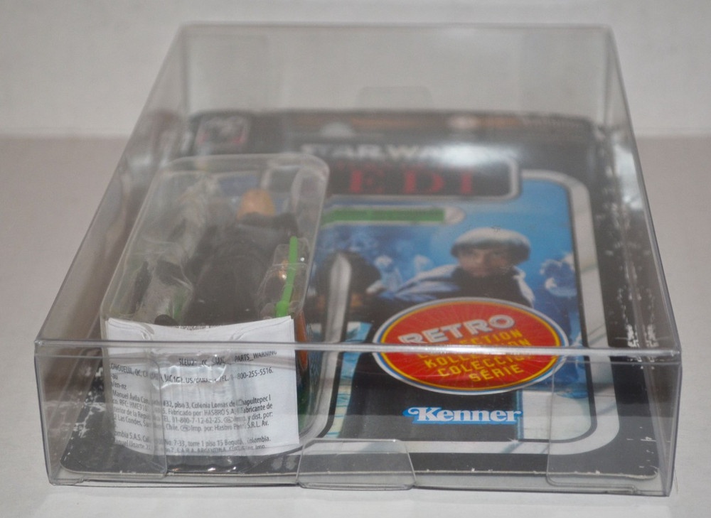 Star Wars Vintage 3.75" Action Figures Plastic Protectors Cases Display Boxes