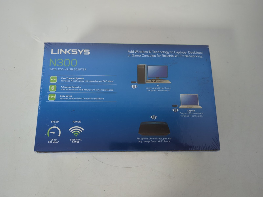 LINKSYS N300 WIRELESS-N USB ADAPTER AE1200