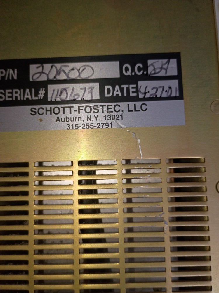 Schott-Fostec ACE I Fiber Optic Light Source & Microscope Light Guide