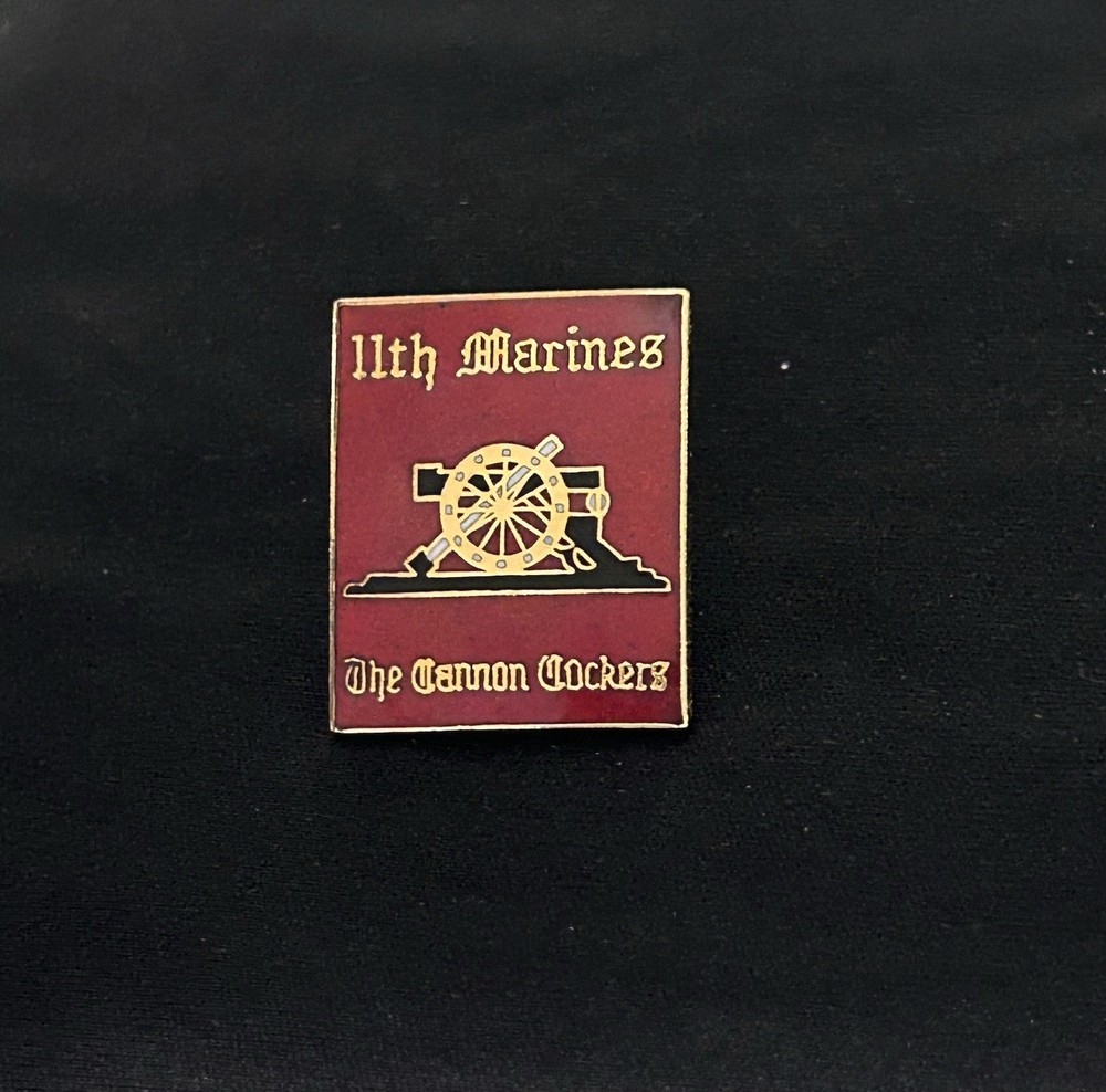 US MARINE CORPS 11TH MARINES REGIMENT PIN USMC