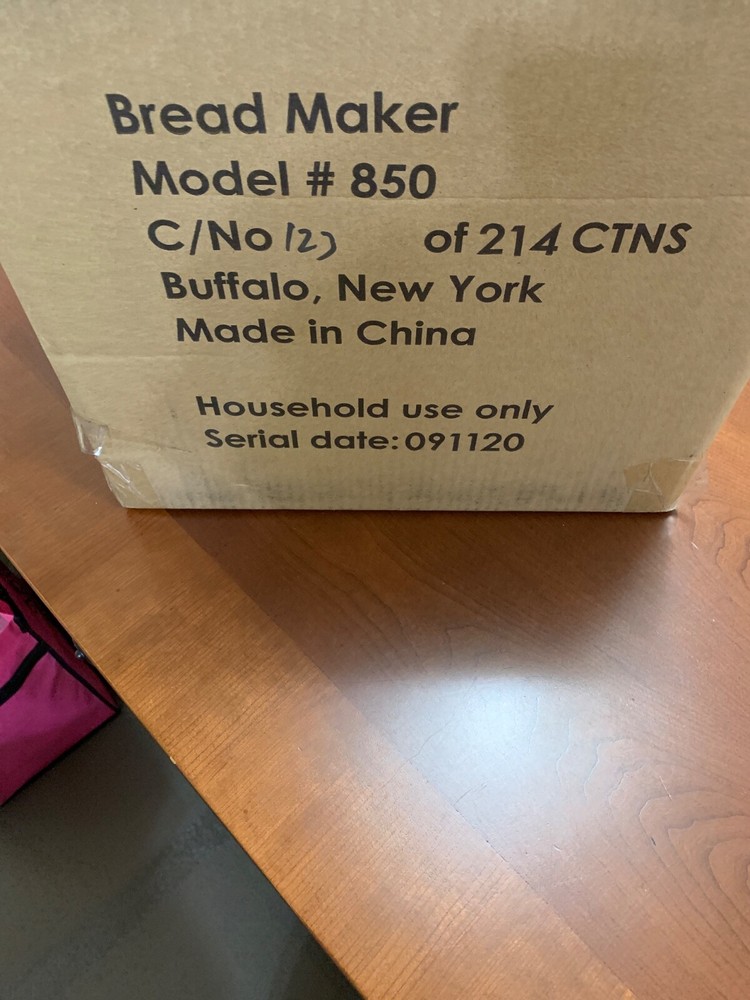 Cook's Essentials Kitchenware 1.5-LB. Stainless Steel Breadmaker with White