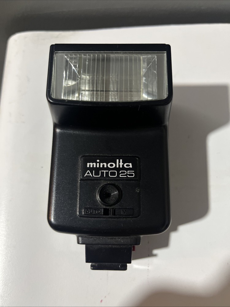 Konica Minolta Auto 25 Shoe Mount Flash for  Konica Minolta Untested