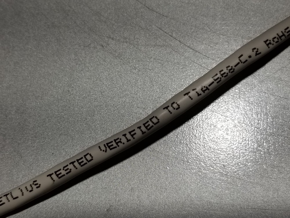 UPG Cable 24/4P 350MHz Cat5E Plenum U/UTP Network Cable CMP White /100ft