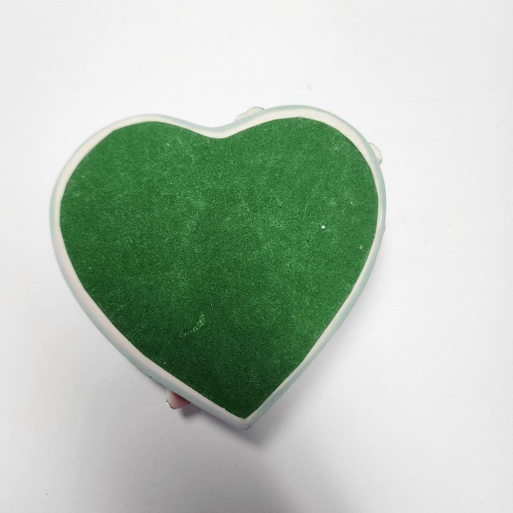 Heart Shaped Ceramic China with Flowers Table Decor