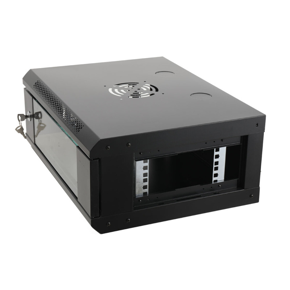 4U Wall/ Floor Mount Server Cabinet Network Server Data Cabinet Enclosure Rack