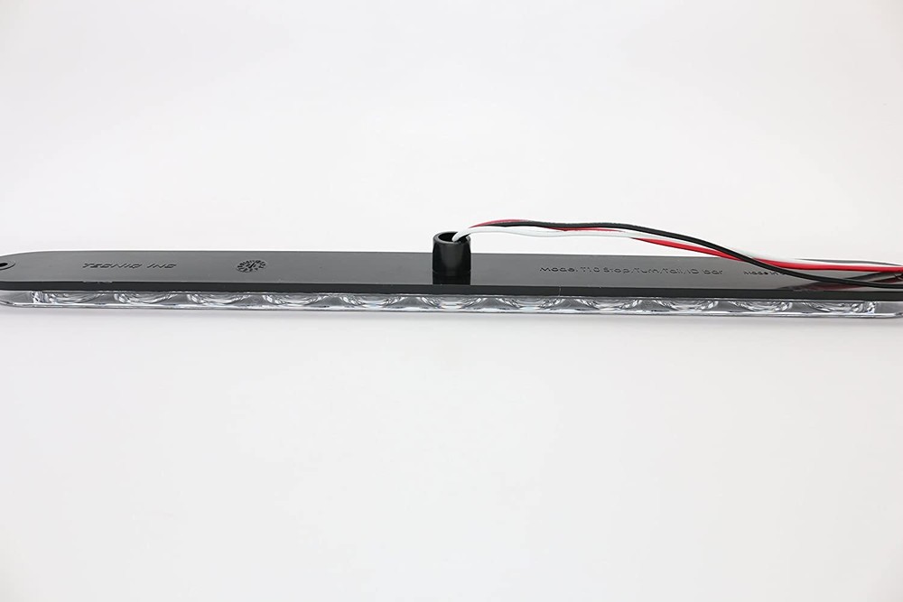 15" Clear Red Multi-function Stop Turn Tail Marker Trailer Light LED Waterproof