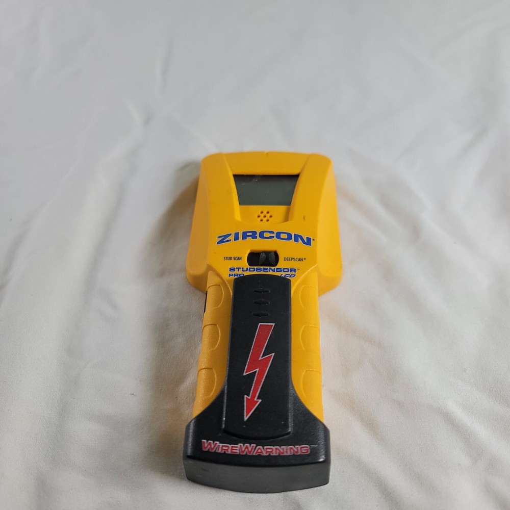 ZIRCON Electronic Deep Scan Stud Sensor PRO LCD Stud Scan With Wire Warning