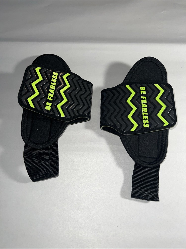 Weight lifting straps leather With Rubber Grips