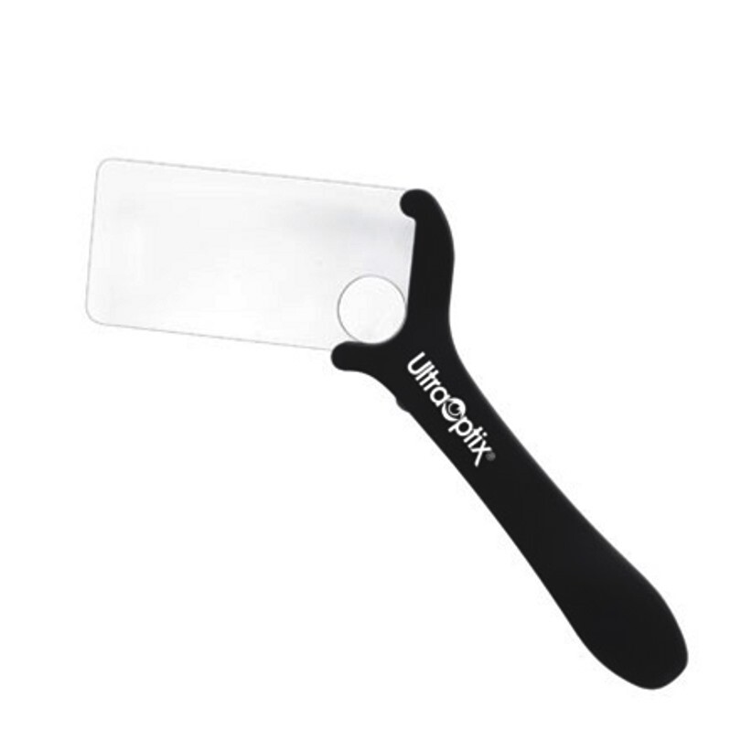 2x4 Frameless LED Light Magnifier 2X + 4X Bifocal Quality US Reading UltraOptix