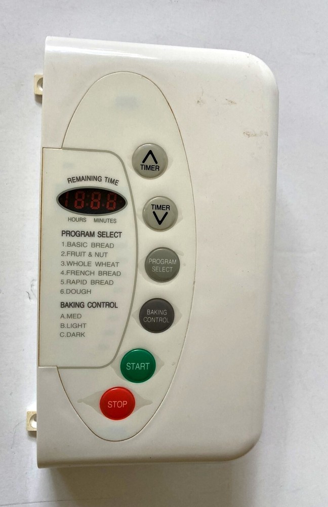 Breadman TR-400 Bread Machine ~ Control Panel (only) ~ TESTED