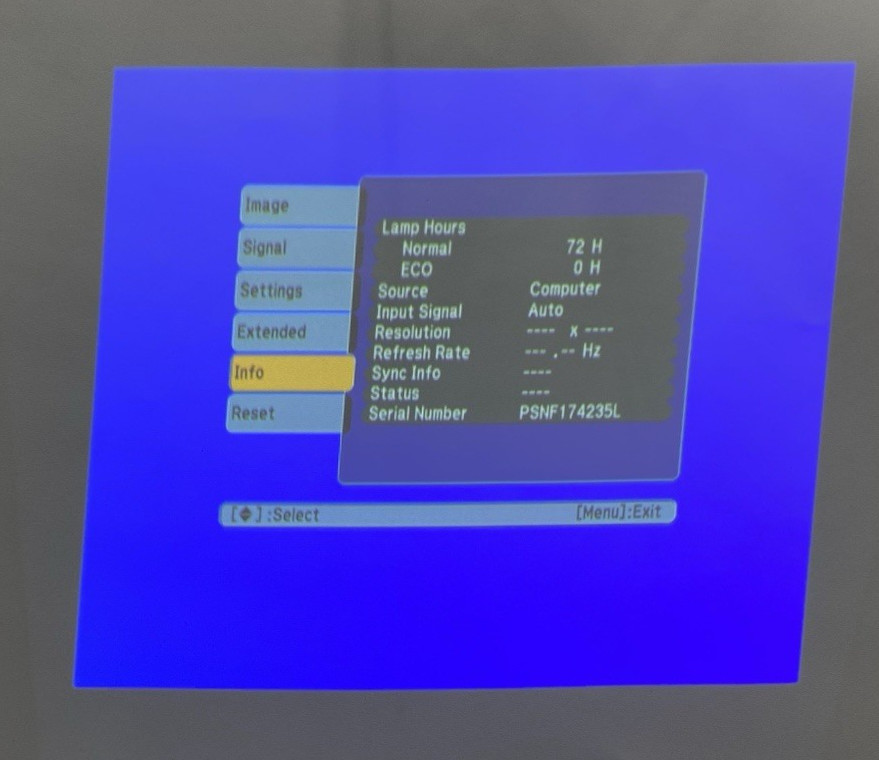 Epson LCD Projector Model H430A EX3210 , 72 Hours