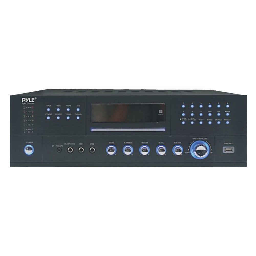 Pyle PD1000BA Bluetooth Home Theater Preamplifier 3000W Receiver System