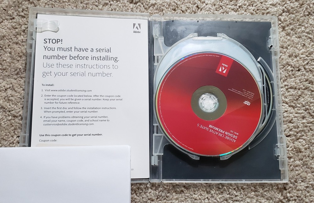 Adobe Creative Suite 5 CS5 Design Premium For MAC OS Full Retail DVD Version