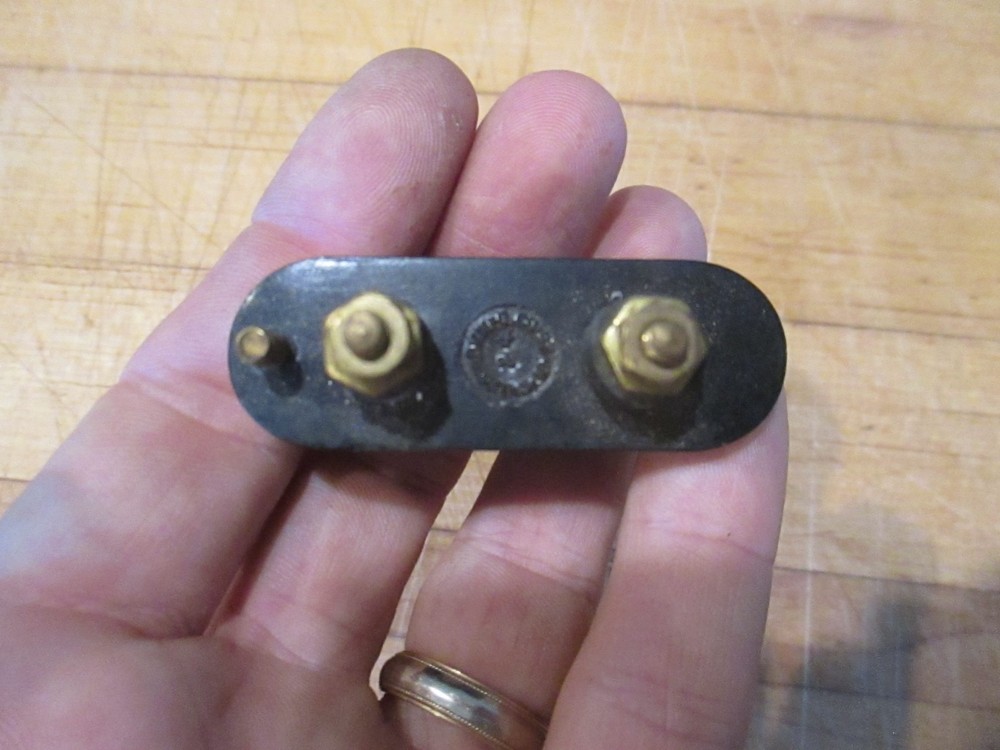 EBY 1920's vintage radio Double Binding Posts