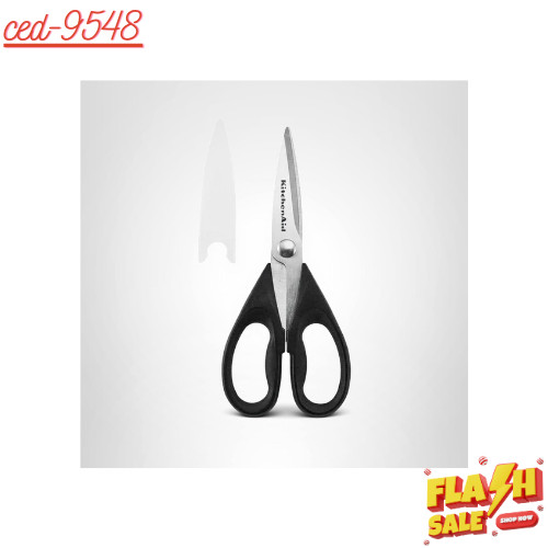 KitchenAid All Purpose Kitchen Shears with Protective Sheath Durable Stainless S