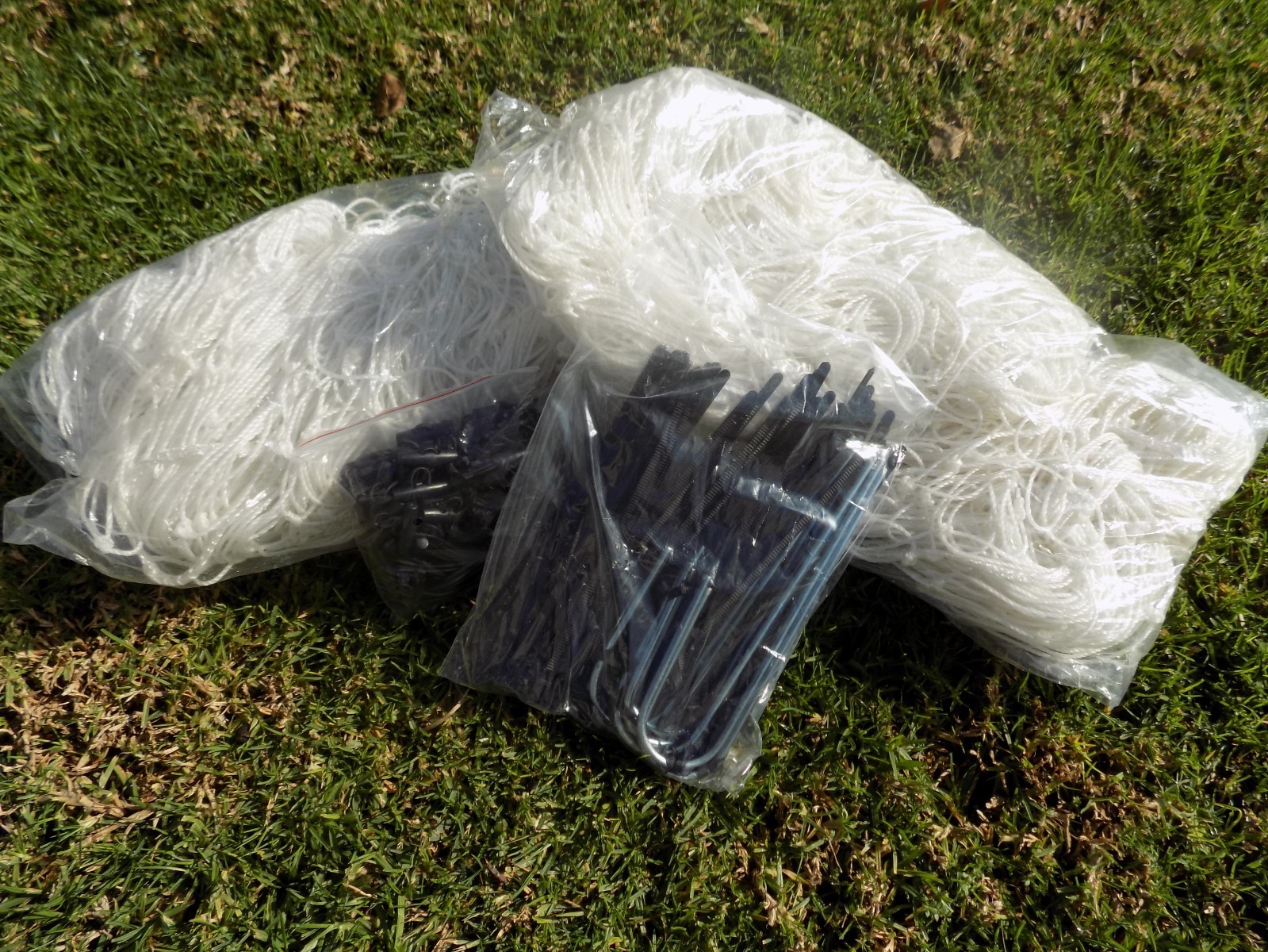 PASS 24x8 Ft. (2 NET) Regulation Size Steel Soccer Goal 2" Steel Frame.