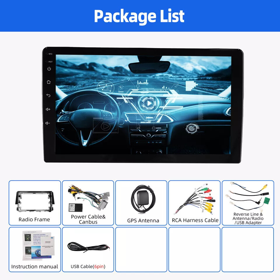 Android 13 Carplay Car Stereo Radio GPS WIFI For Honda Civic 2016-2020 Head Unit