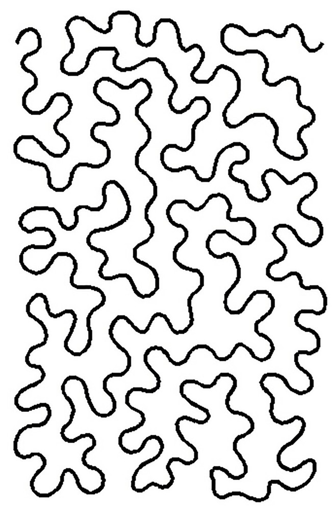 Quilting Stencils Stipple & Continuous Line Floral Background Quilters Template