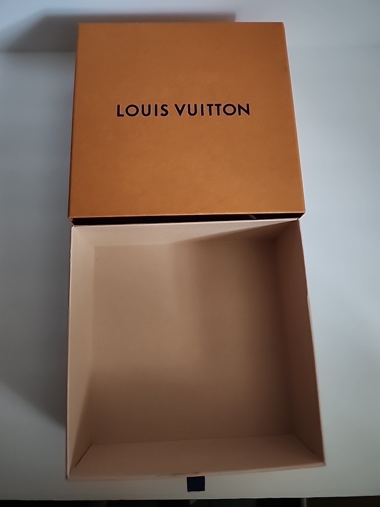 Authentic Louis Vuitton Slide Drawer Pull Out Empty Gift Box 6.5" x 6.5”x 2.5”