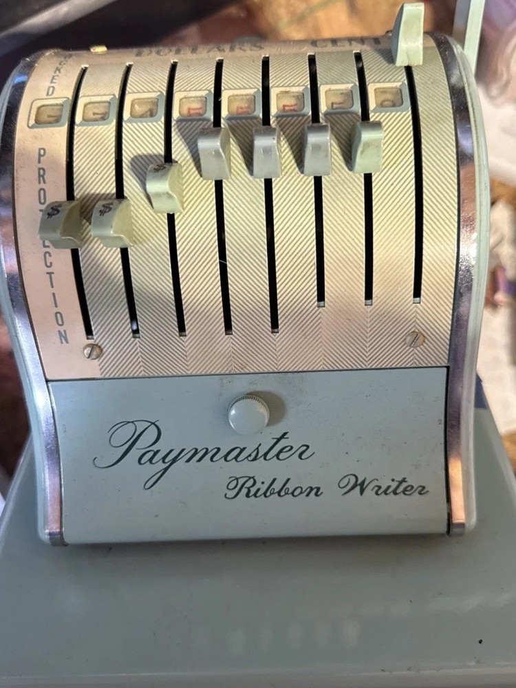 PAYMASTER SERIES 8000 Ribbon Check Writer