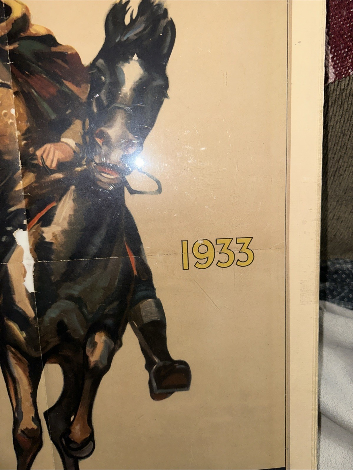 Antique N.R.A National Revival Act Poster Original Wake Up Americans