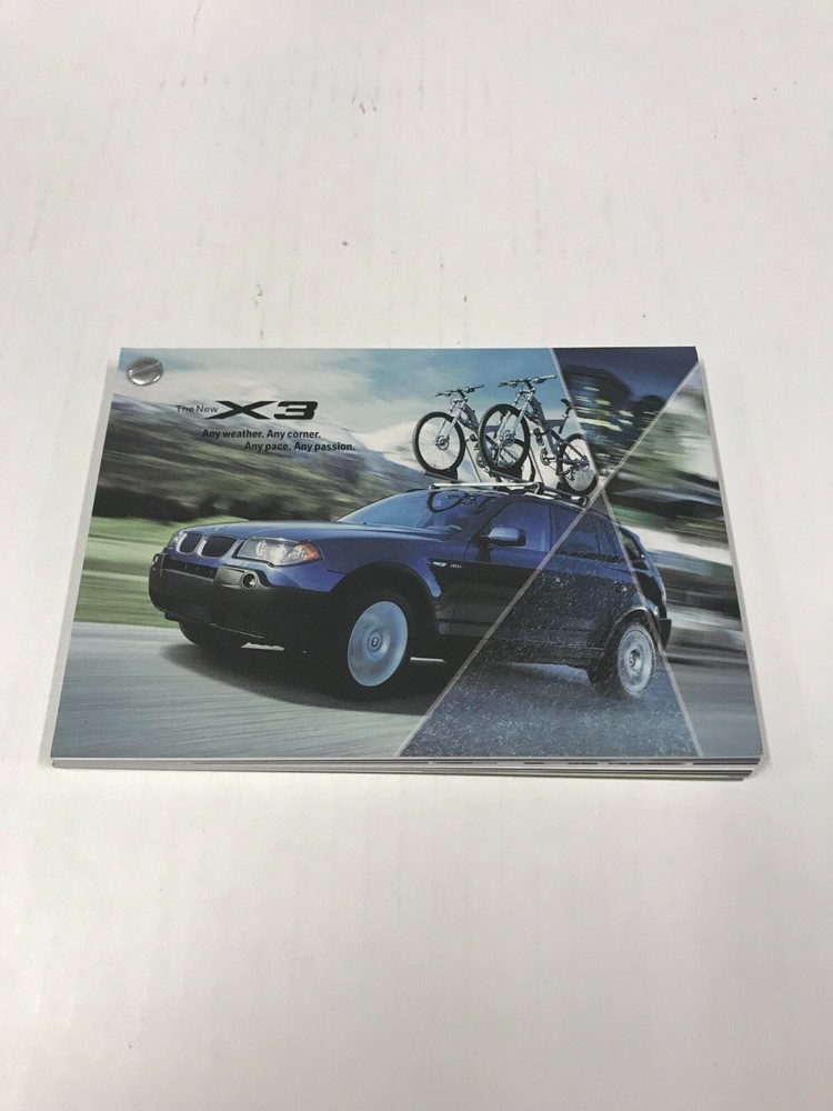 BMW The New X3 Information Booklet