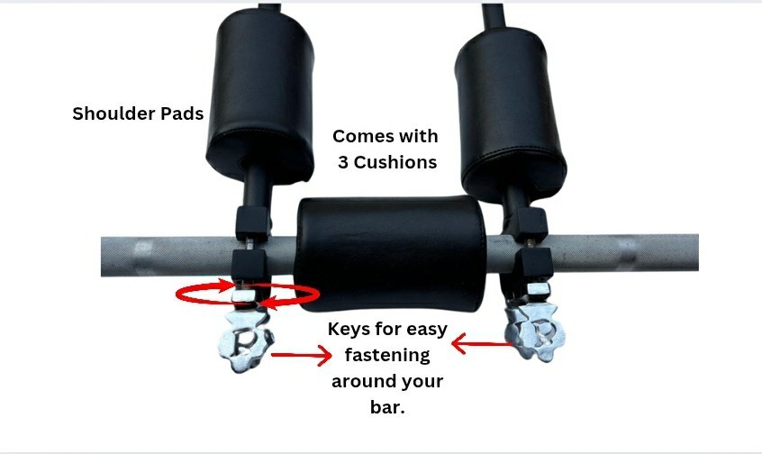 Squat Handles With Cushions