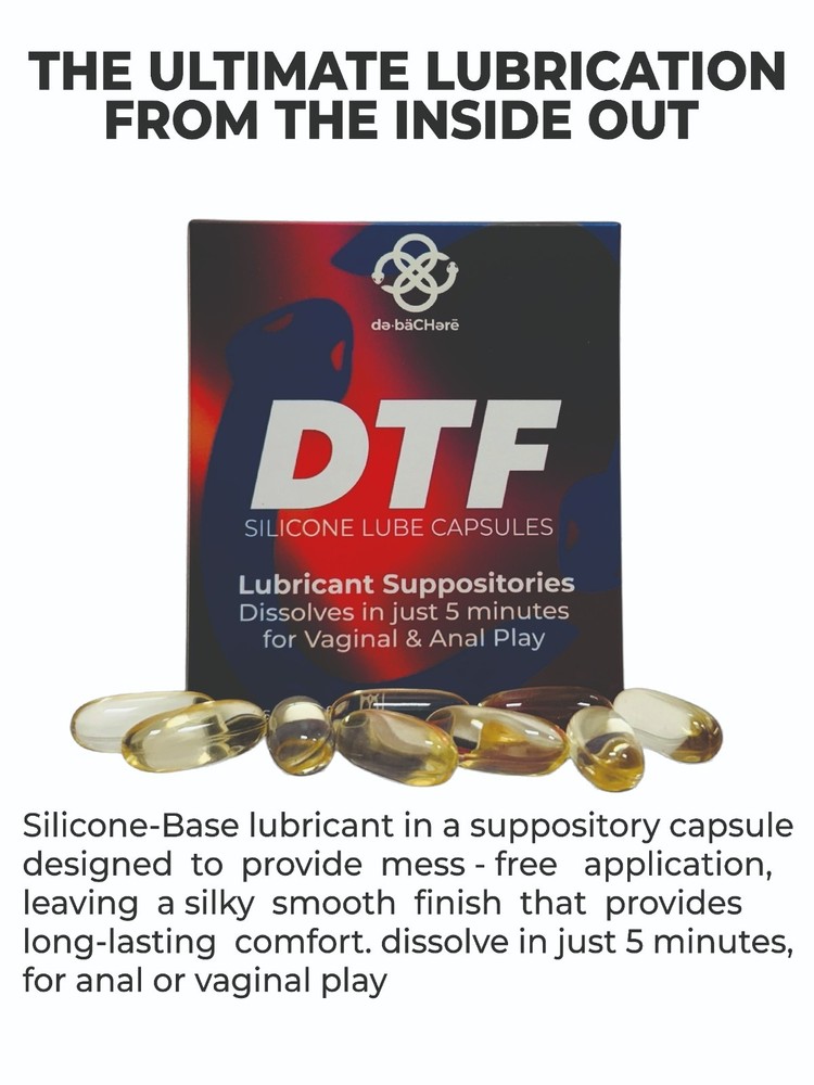 DTF lube - SILICONE-BASE LUBRICANT SUPPOSITORY CAPSULES