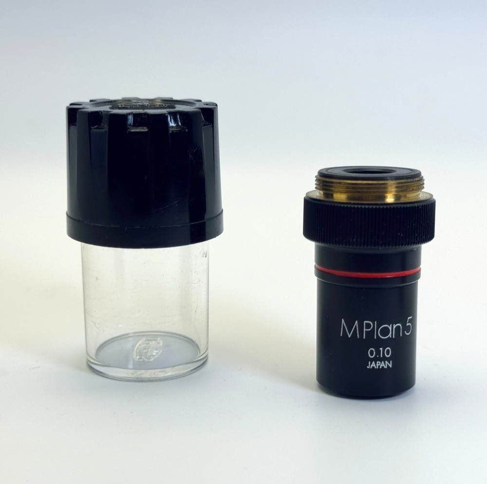 Olympus M Plan 5 0.10 Japan Microscope Objective - Pre-owned