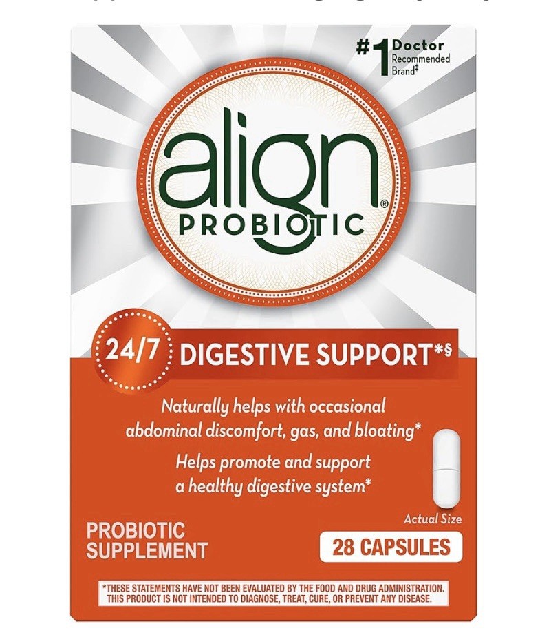 28 CAPSULES ALIGN PROBIOTIC 24/7 DIGESTIVE SUPPORT BB: 01/2027