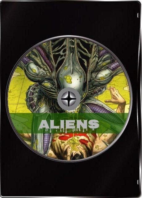 4 DVDROMS Alien, Predator, Terminator, Aliens vs Predator comics