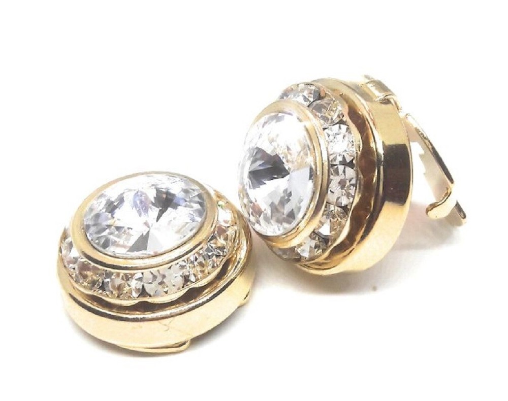 CRYSTAL BUTTON COVERS