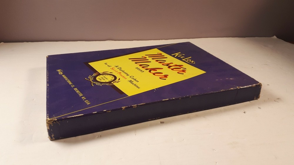 VINTAGE - KEE LOX - MASTER MAKER - EMPTY BOX - RARE