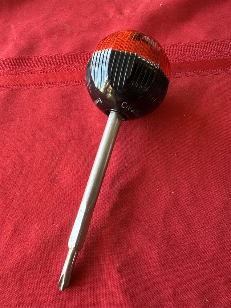 Vintage Creative Tools EASYDRIVER Ratchet Ball Multi Bit Flat Head and Phillips