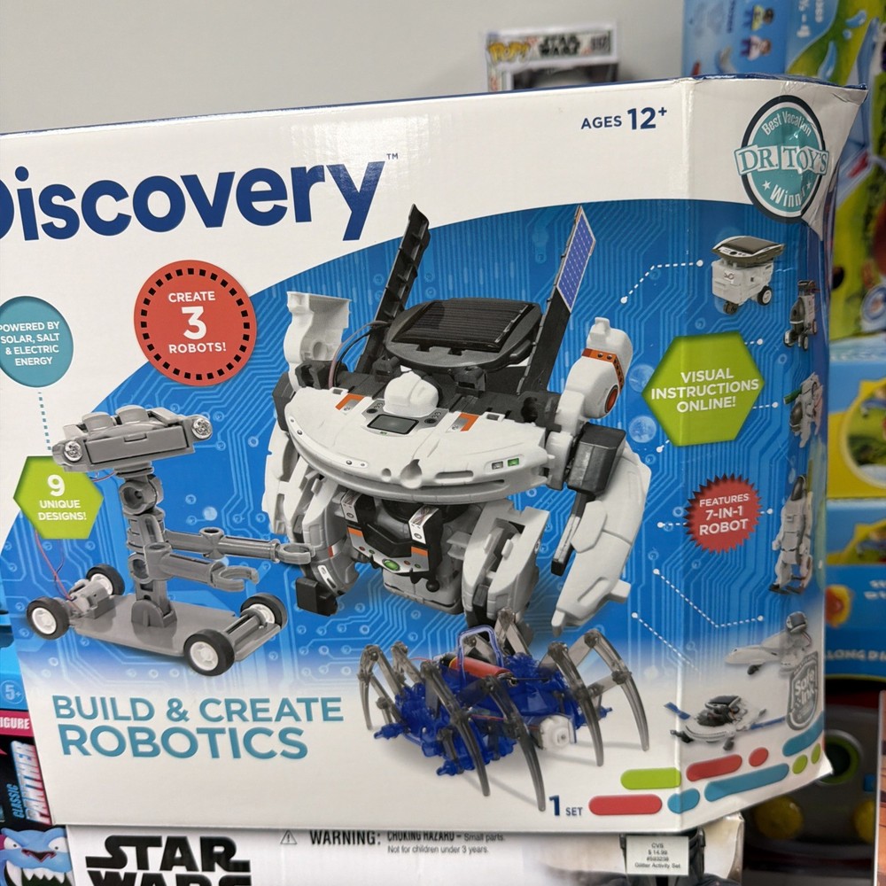 Discovery Build Create Robotics Kit 3 Robots!