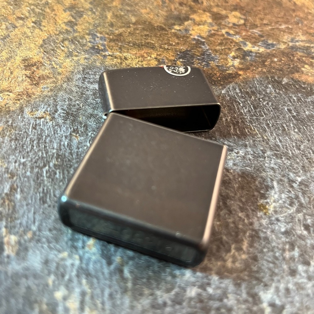 Genuine Zippo Gray Dusk windproof Lighter CASE ONLY No Insert/Box