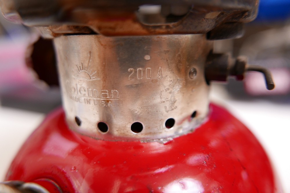 vintage coleman Red lantern 200a red 1962