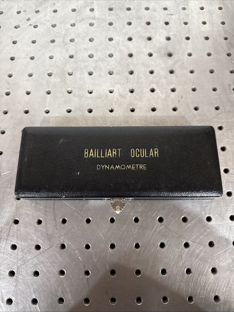 Vintage Bailliart Ocular Dynamometer Bailliartw/ Case - Works!